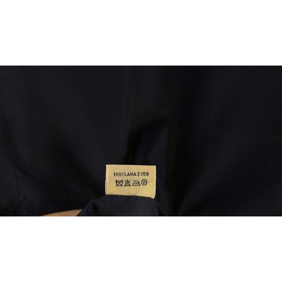 Sartoria Attolini Napoli Navy Blue Windowpane 2-Btn Super 150's Wool Suit 42L - Picture 9 of 11